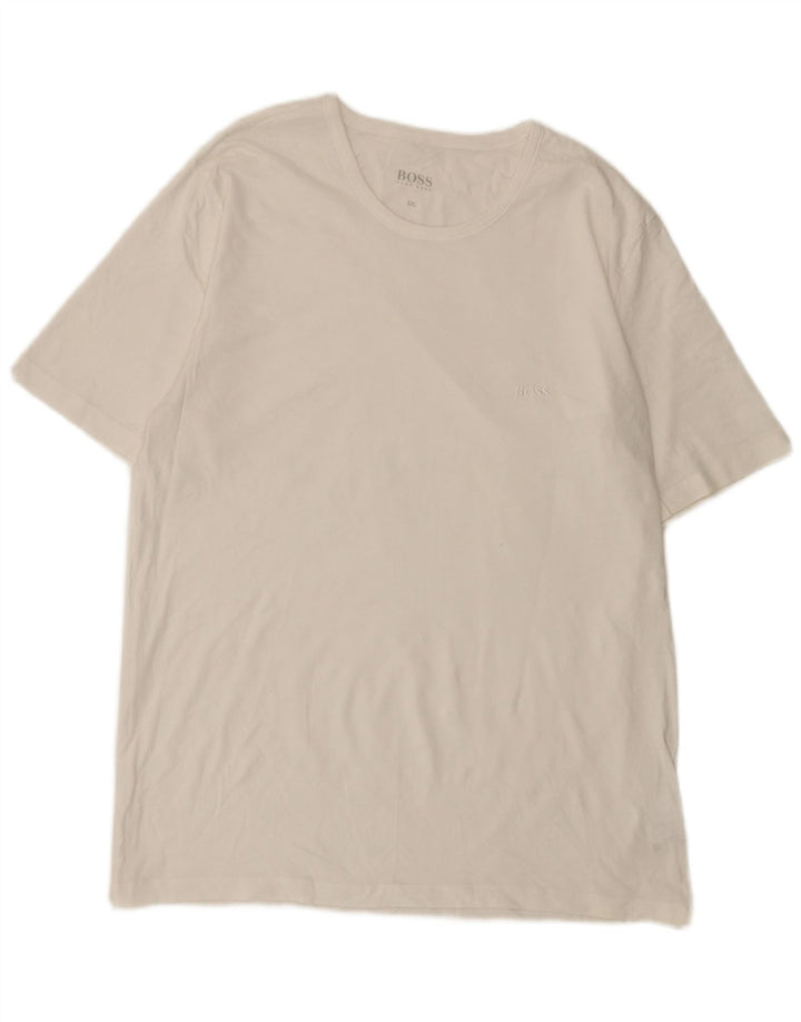 Koszulka męska Hugo Boss Top 2XL Biała bawełna