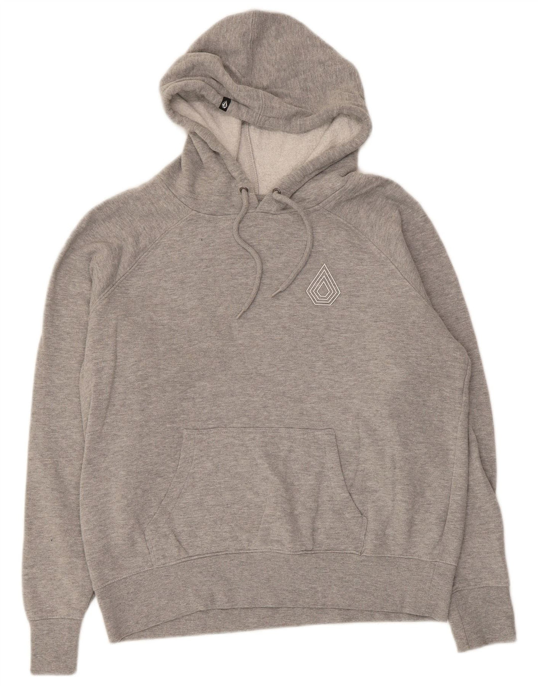 Damski sweter z kapturem Volcom US 10, duży, szary, bawełniany