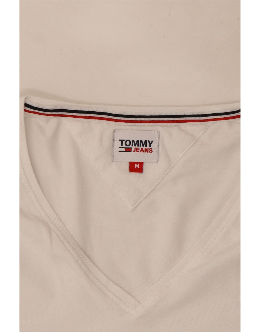 T-shirt damski Tommy Hilfiger Top UK 12 Średni biały