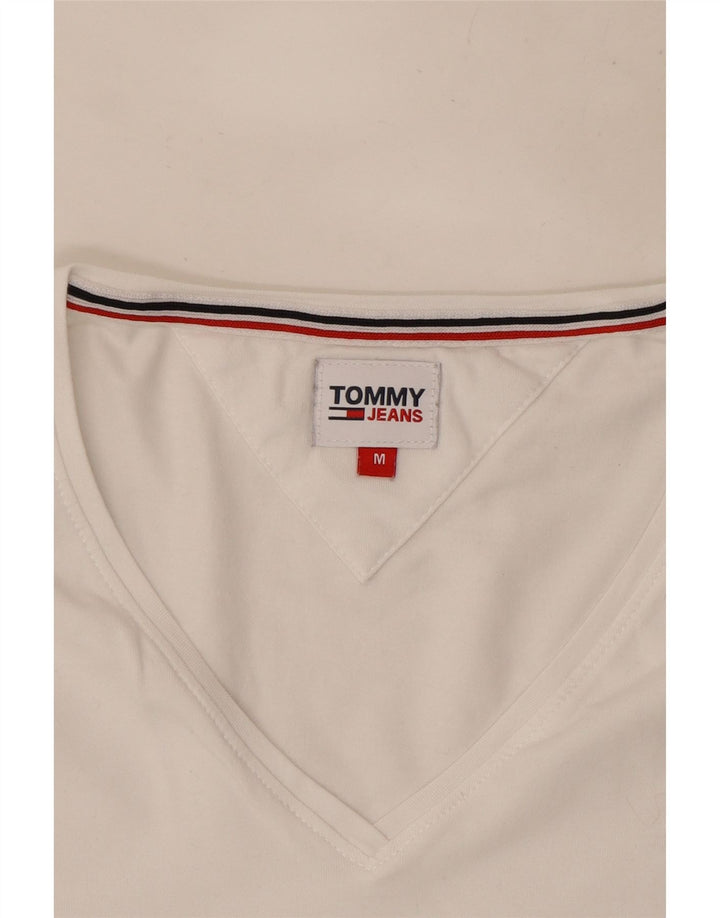 T-shirt damski Tommy Hilfiger Top UK 12 Średni biały