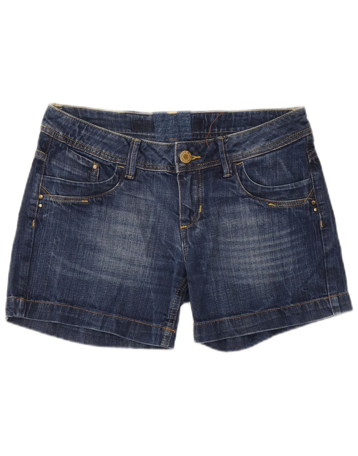 Damskie spodenki jeansowe Vintage W32, duże, niebieskie, bawełniane
