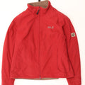 Damska kurtka wiatrówka Jack Wolfskin UK 18/20 XL, czerwony poliester