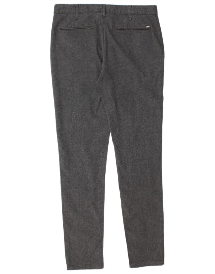 Męskie spodnie chino Zara EU 40 Medium W31 L30 Szary poliester
