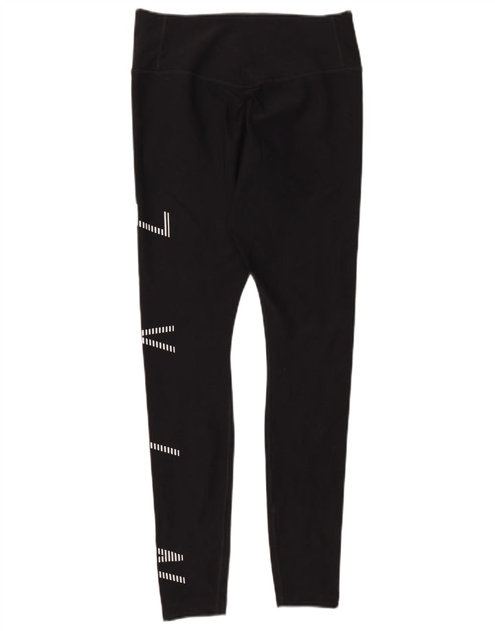 Damskie legginsy Nike Dri Fit Graphic UK 12, średnie czarne