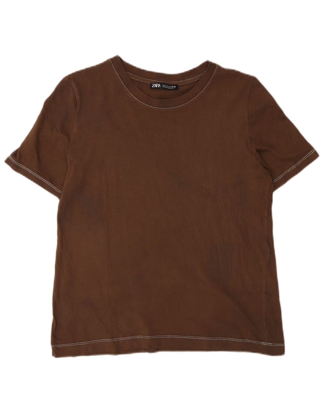 T-shirt damski Zara Top UK 10 Small Brown