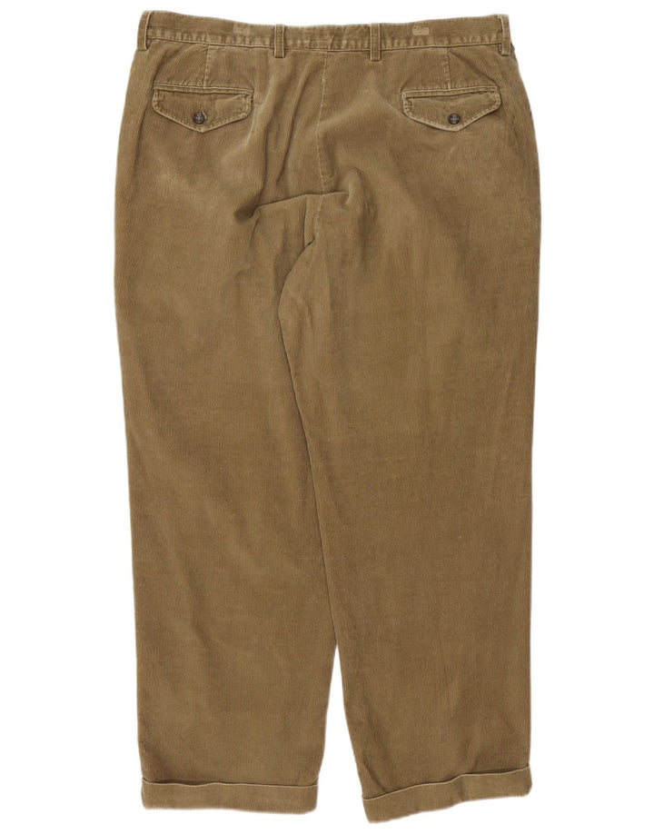 Męskie sztruksowe spodnie DOCKERS W38 L30, bawełna khaki