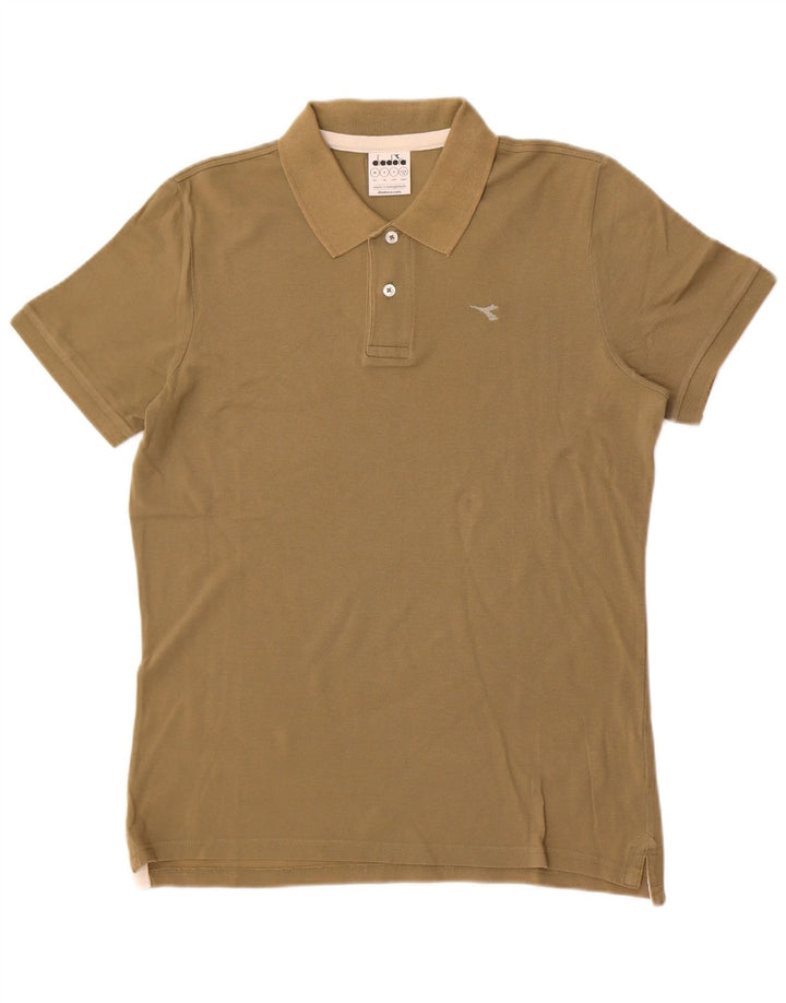 Męska koszulka polo Diadora, mała, khaki