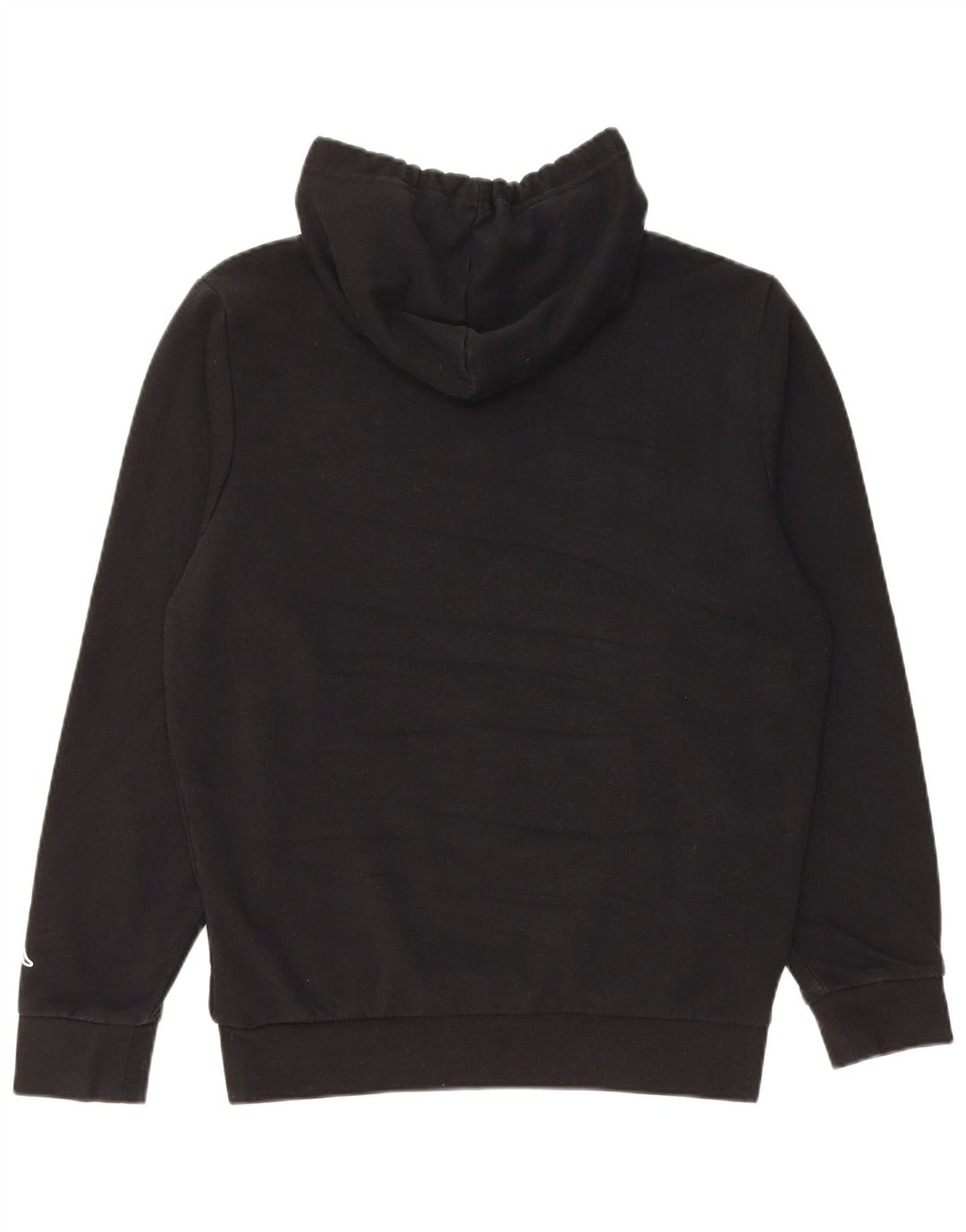 Damska bluza z kapturem Kappa z grafiką, średnia czarna bawełna