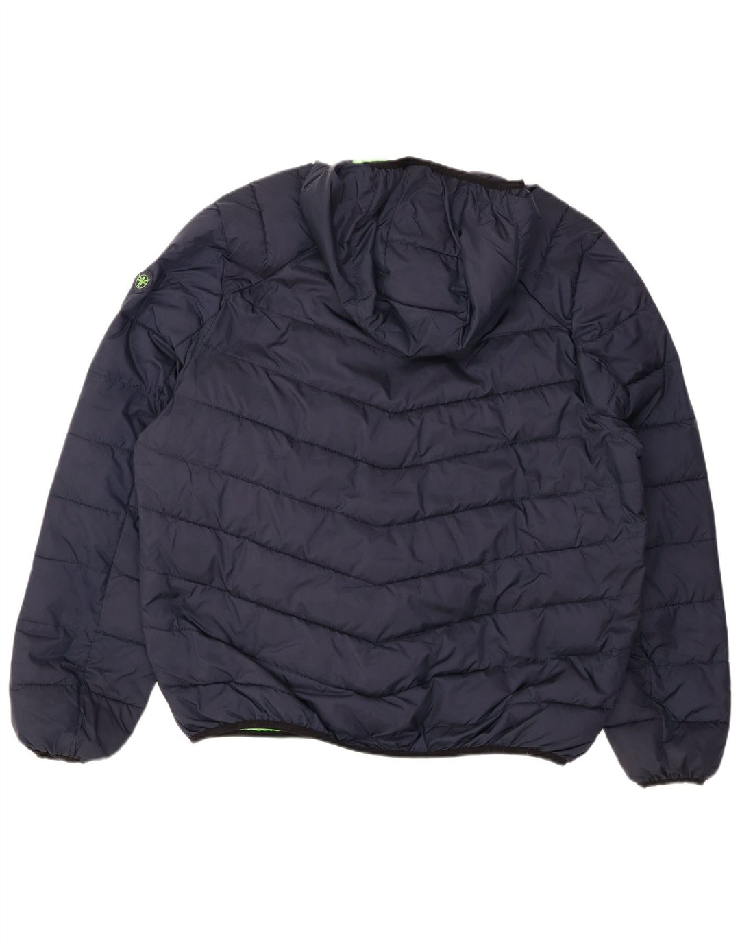 Męska ocieplana kurtka z kapturem CHIEMSEE UK 42 XL Granatowy poliester