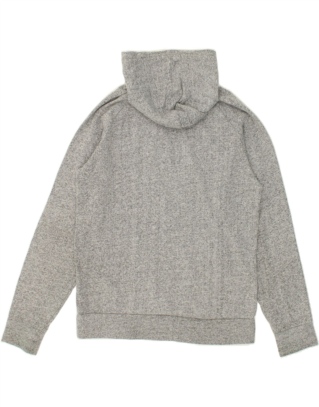 JACK & JONES Mens Hoodie Jumper Small Grey Flecked Cotton Vintage Jack & Jones and Second-Hand Jack & Jones from Messina Hembry 