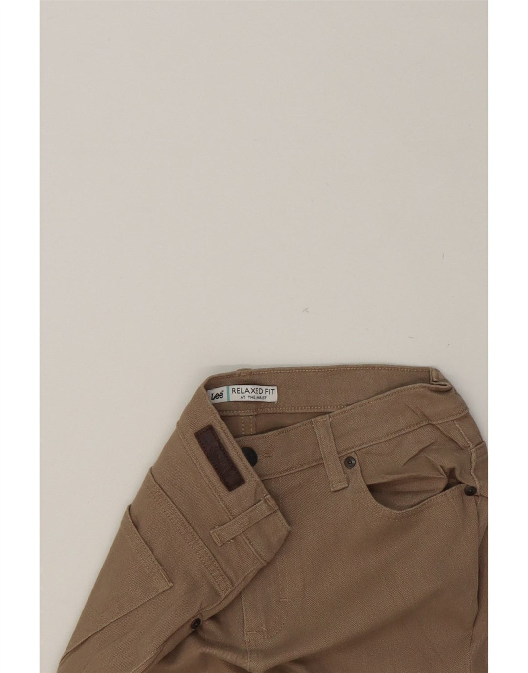 LEE Womens Relaxed Fit Slim Jeans W30 L28 Brown Cotton Vintage Lee and Second-Hand Lee from Messina Hembry 