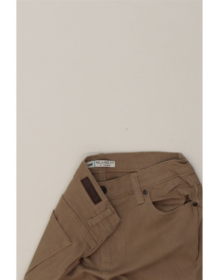 LEE Womens Relaxed Fit Slim Jeans W30 L28 Brown Cotton Vintage Lee and Second-Hand Lee from Messina Hembry 