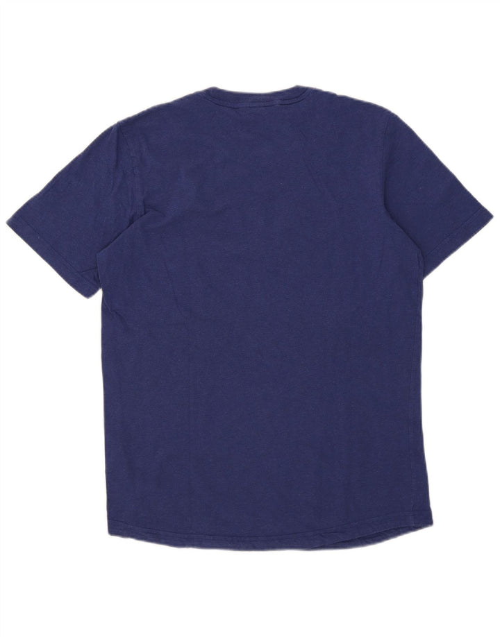 Męska koszulka graficzna Adidas Top Medium Blue Cotton