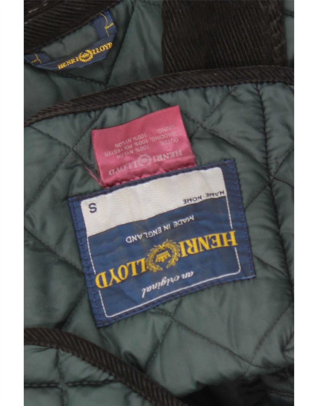 Męska pikowana kurtka Henri Lloyd UK 36 Small Green Nylon
