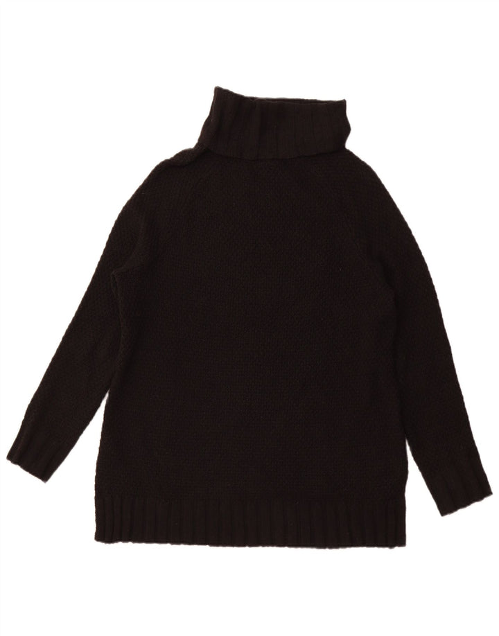 PATAGONIA Damski sweter oversize z golfem UK 10 Small Black