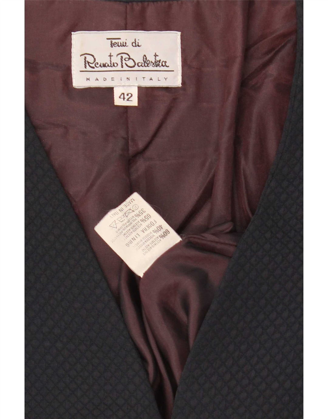 Bolero damskie Renato Balestra IT 42 Średni granatowy Argyle/Diament