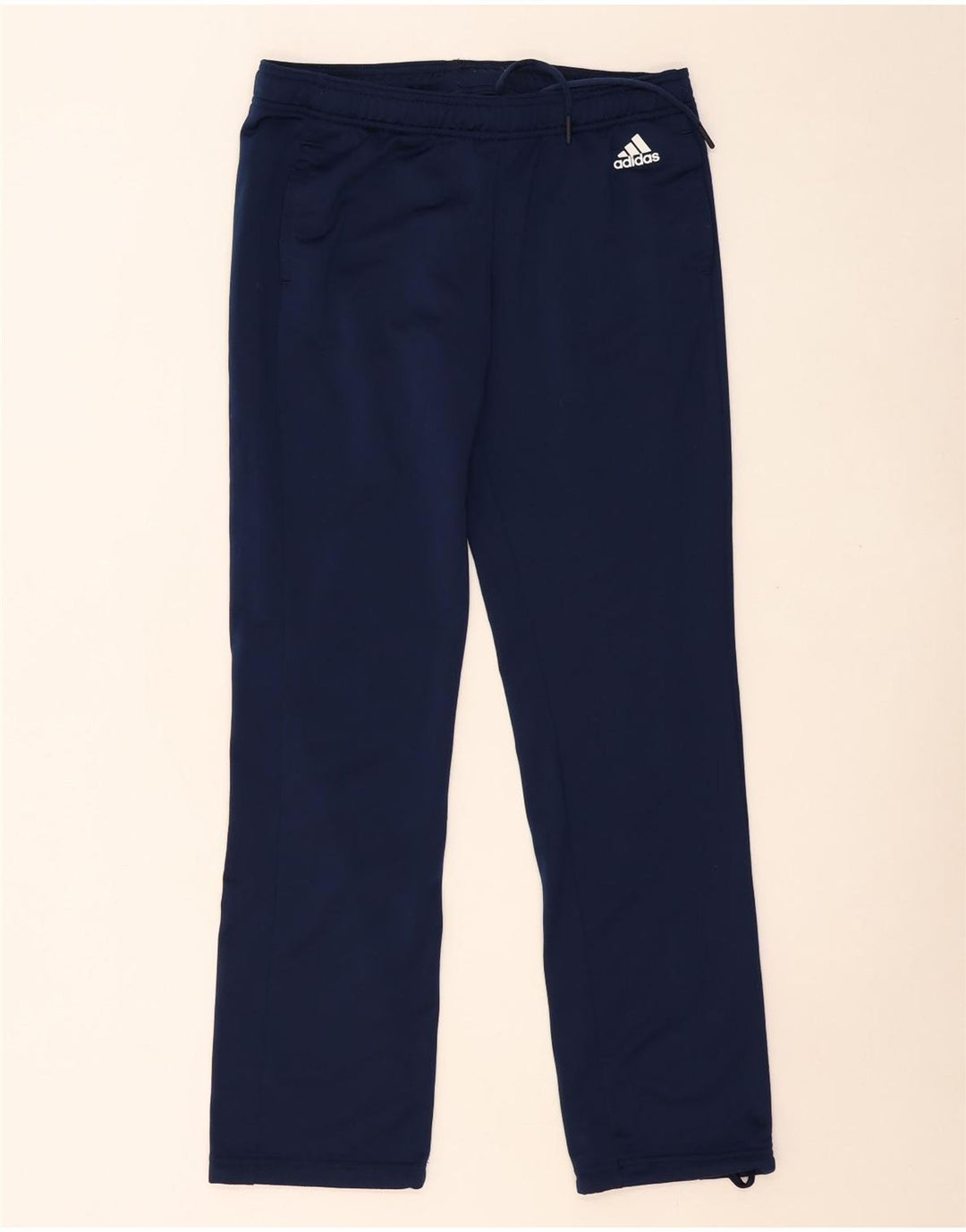 Damskie spodnie dresowe ADIDAS UK 14, duże, granatowe