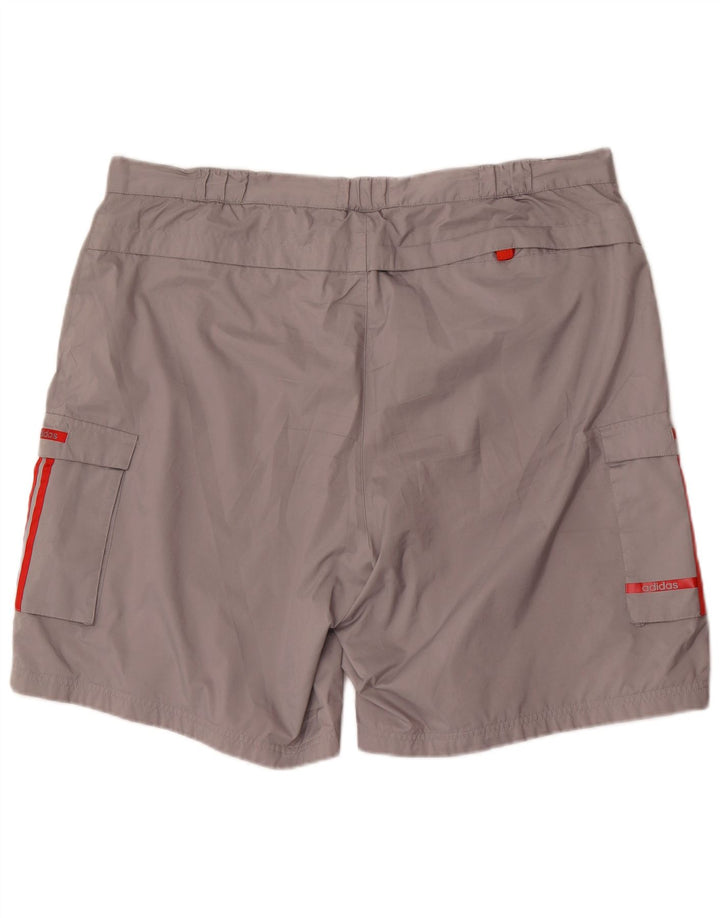Męskie spodenki cargo ADIDAS 2XL W40 Szary poliester