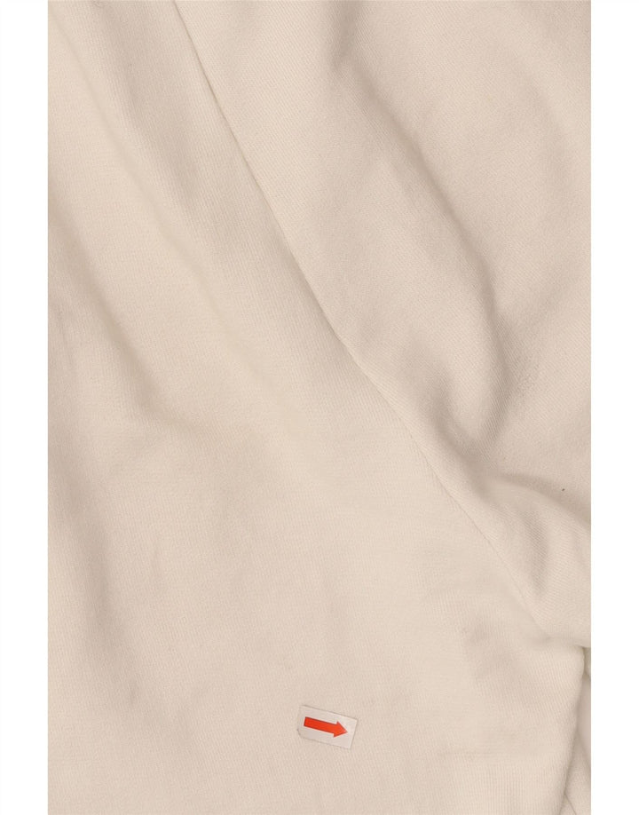 Męskie spodenki sportowe PYREX z grafiką, średnia biała bawełna