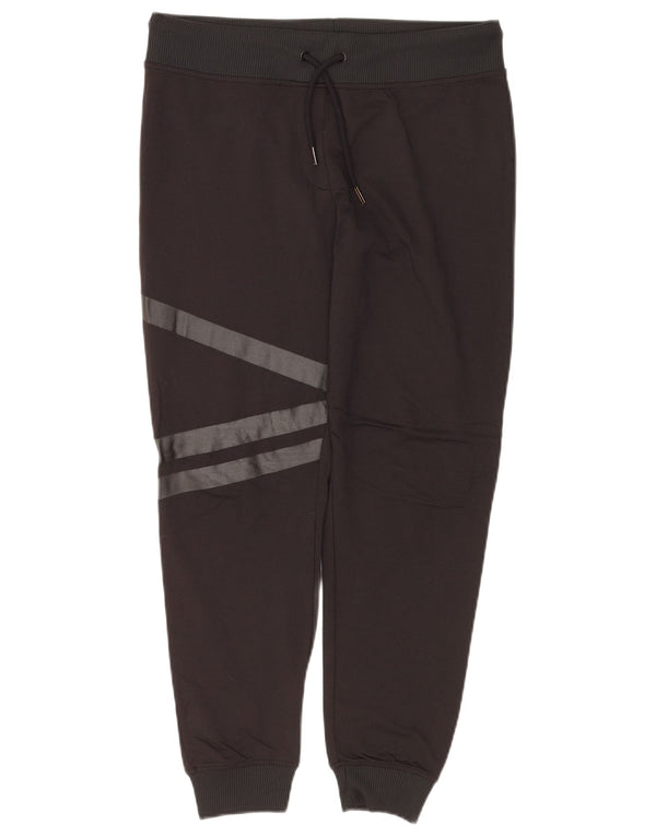 Damskie spodnie dresowe ZARA Joggers UK 14, duże czarne paski