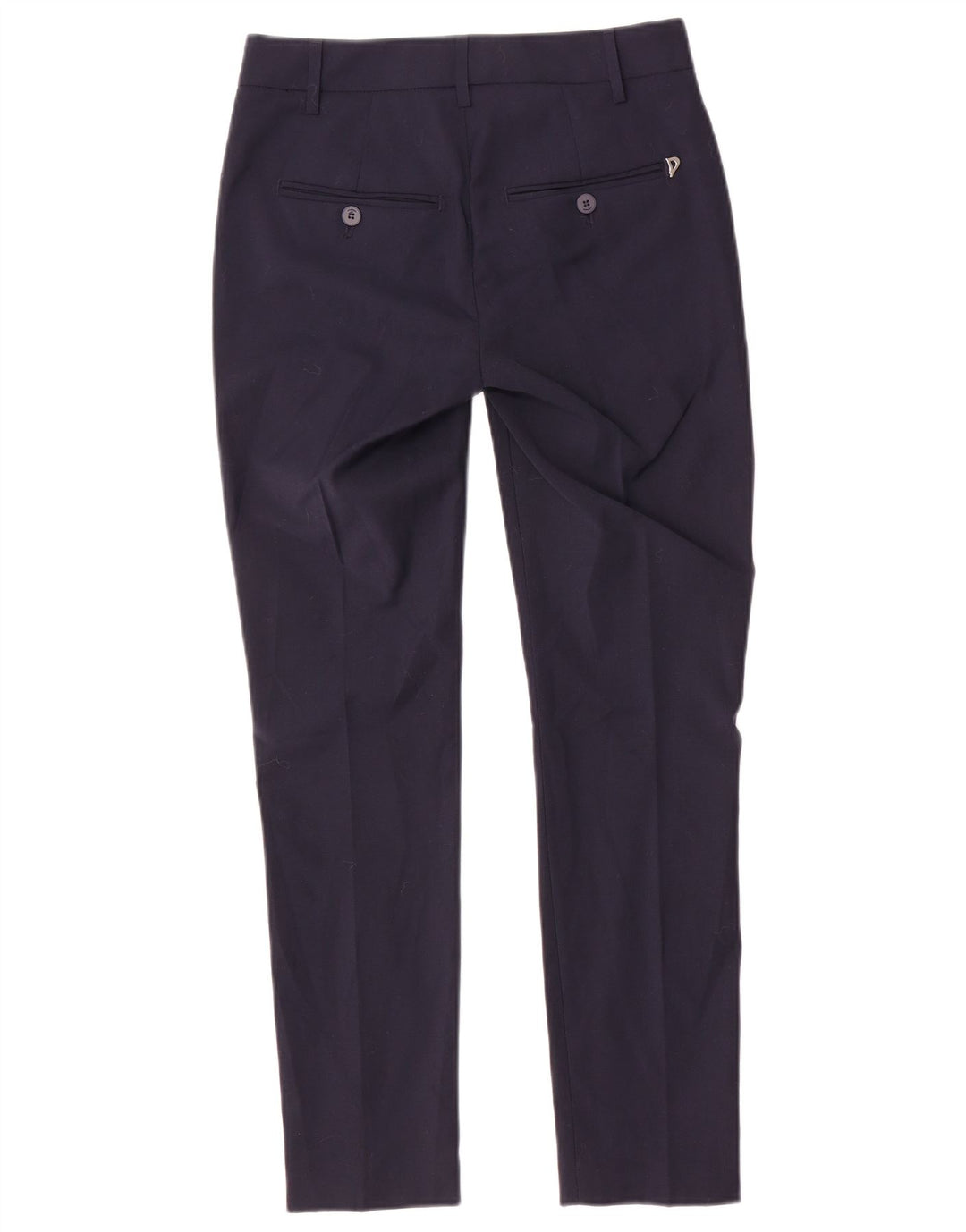 Damskie spodnie garniturowe Dondup W25 L27 Granatowy poliester