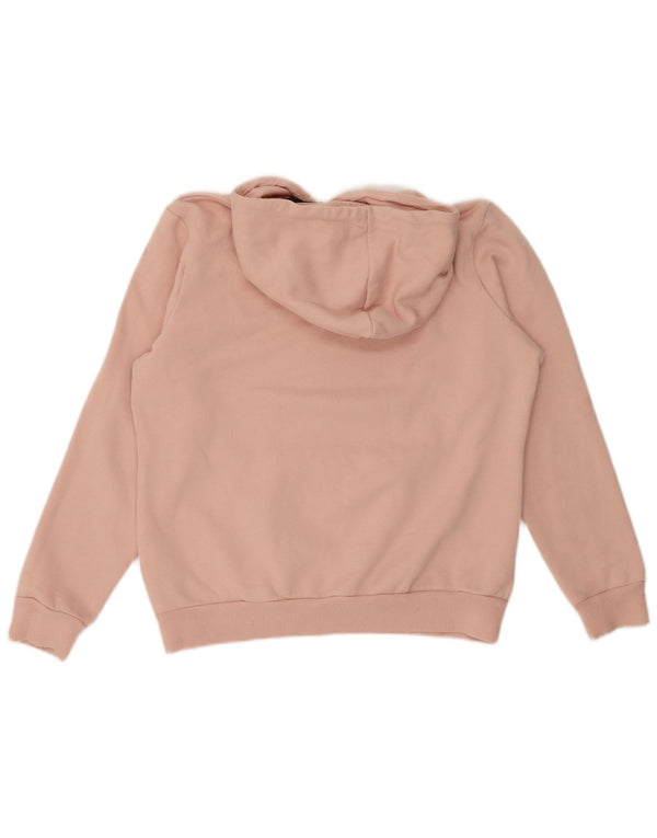 Damski sweter oversize z kapturem PUMA UK 10, mały, różowy, bawełniany