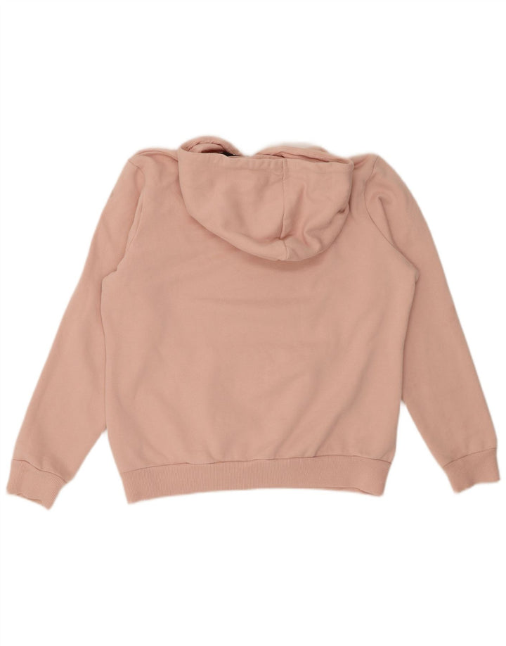 Damski sweter oversize z kapturem PUMA UK 10, mały, różowy, bawełniany