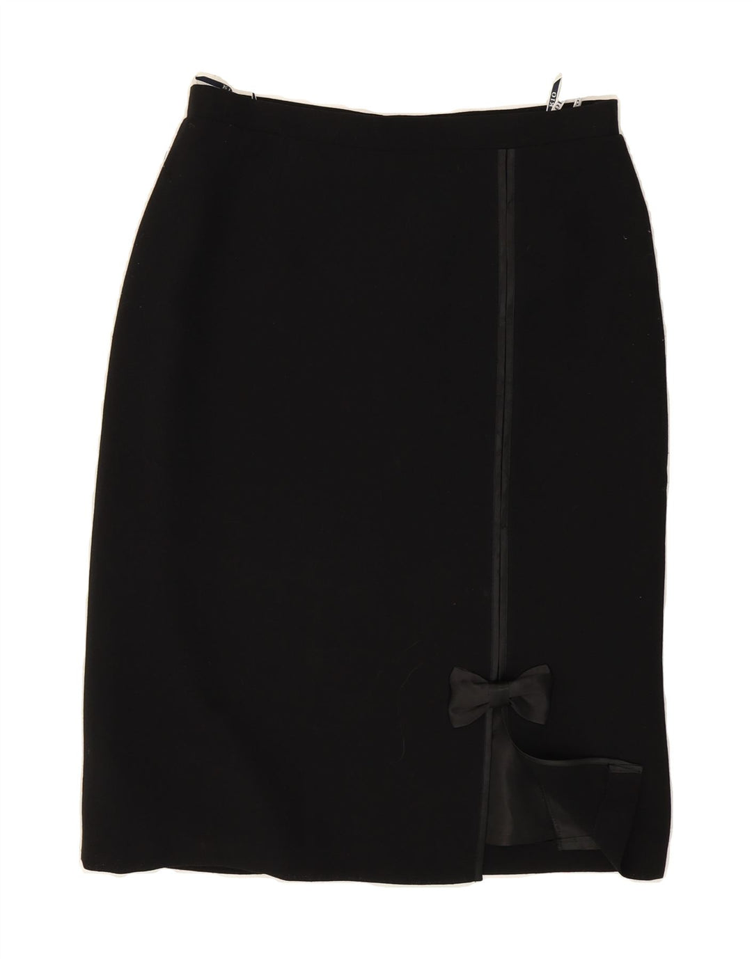 RIO Womens Straight Skirt EU 42 Large W32  Black Polyester Vintage Rio and Second-Hand Rio from Messina Hembry 