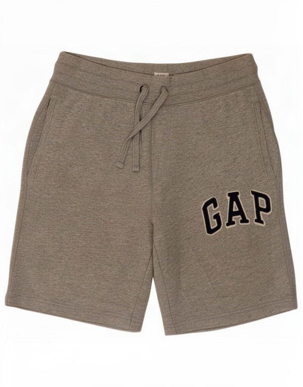Gap Mens Graphic Sport Shorts Small Grey Cotton
