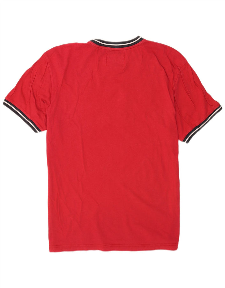 Męski T-shirt Champion z grafiką Top XL w kolorze czerwonym