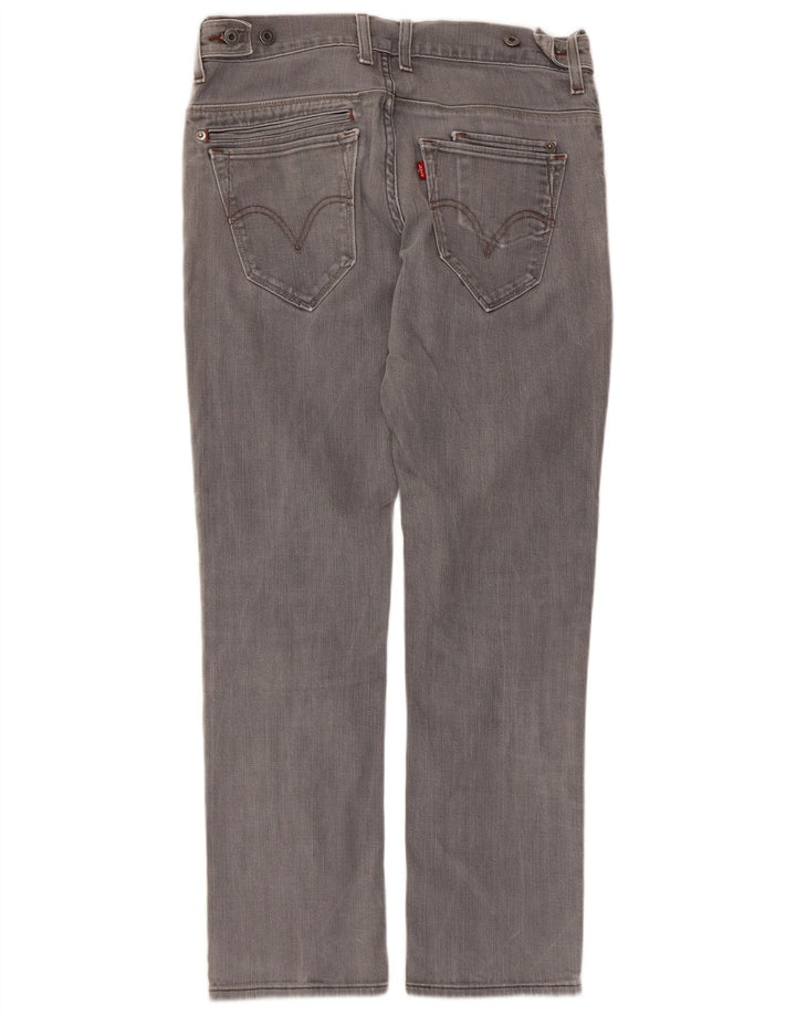 Damskie jeansy Levi's 511 Skinny W33 L30 Szara bawełna