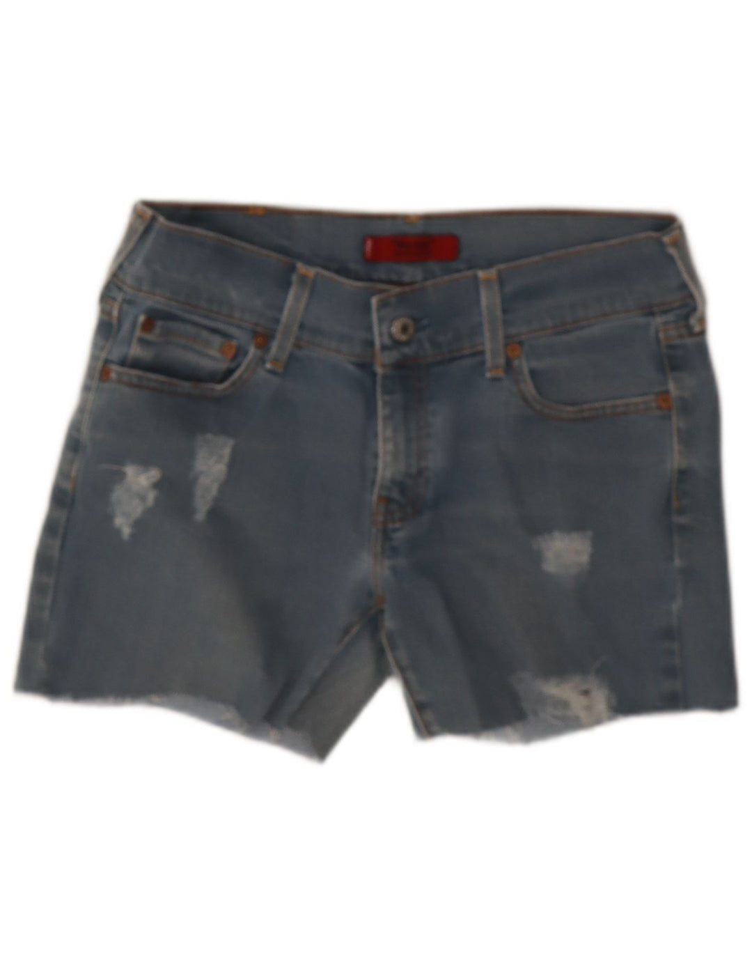Damskie spodenki jeansowe Levi's 559 w trudnej sytuacji W32, duże, niebieskie, bawełniane