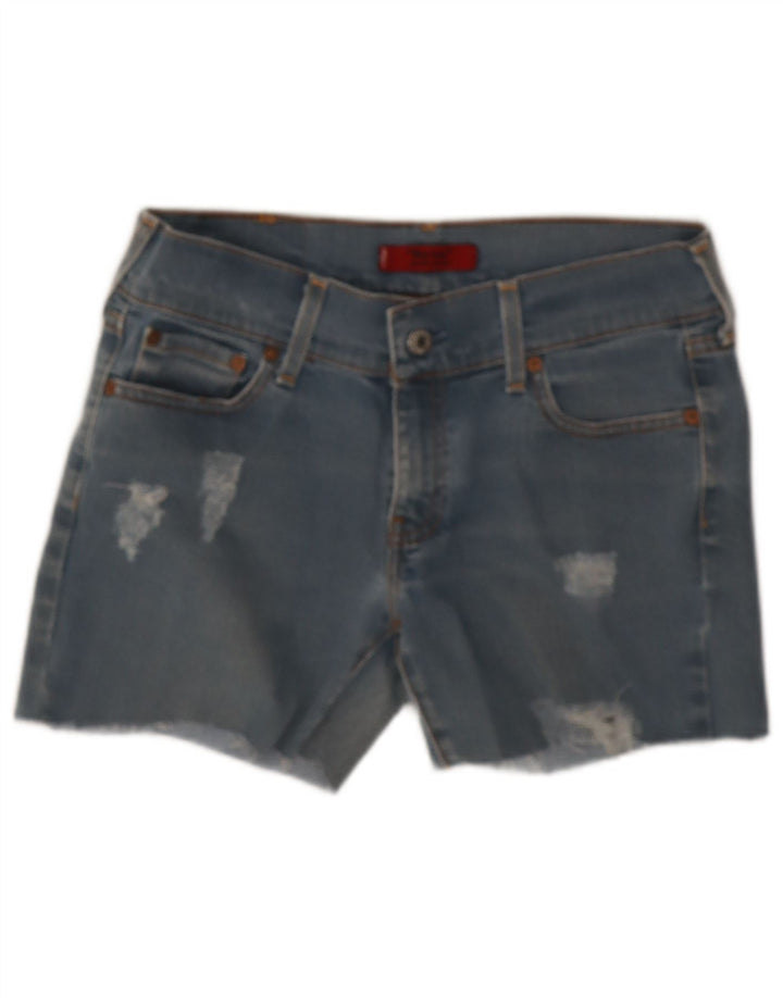 Damskie spodenki jeansowe Levi's 559 w trudnej sytuacji W32, duże, niebieskie, bawełniane