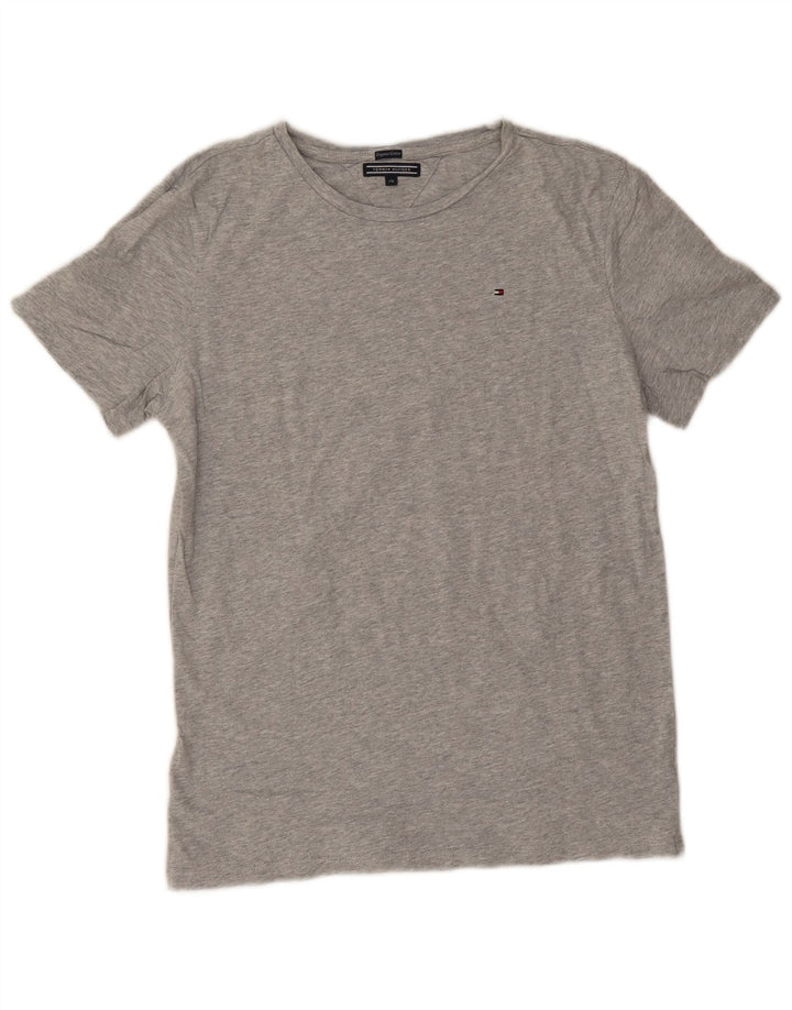 T-shirt chłopięcy Tommy Hilfiger 15-16 lat, szary, nakrapiany