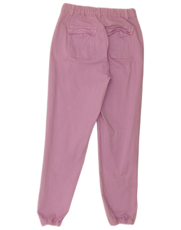 Spodnie Chino Marks & Spencer Damskie Joggery UK 10 Small W28 L28 Różowe