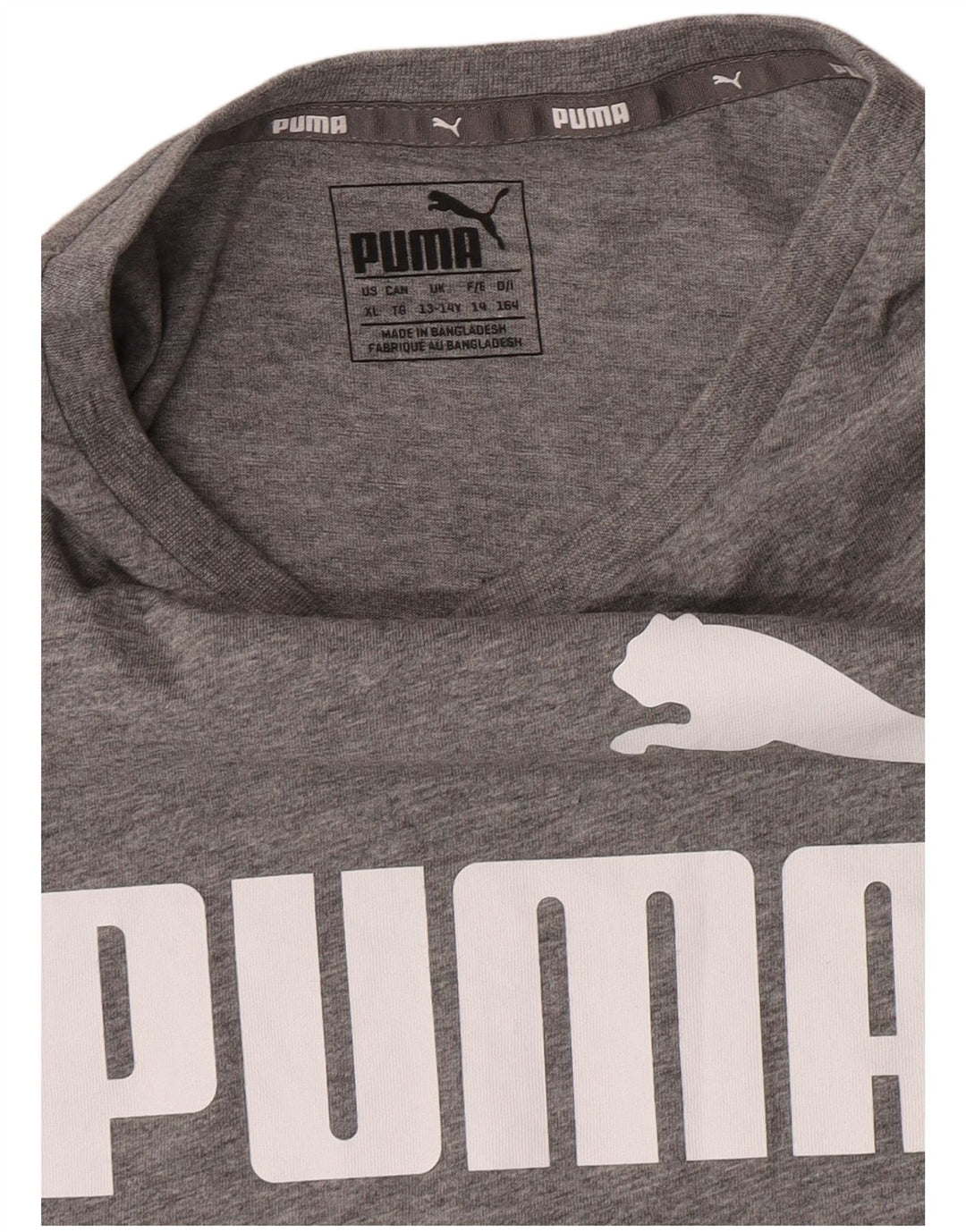 Chłopięca kamizelka z grafiką Puma 13-14 lat, szara, nakrapiana