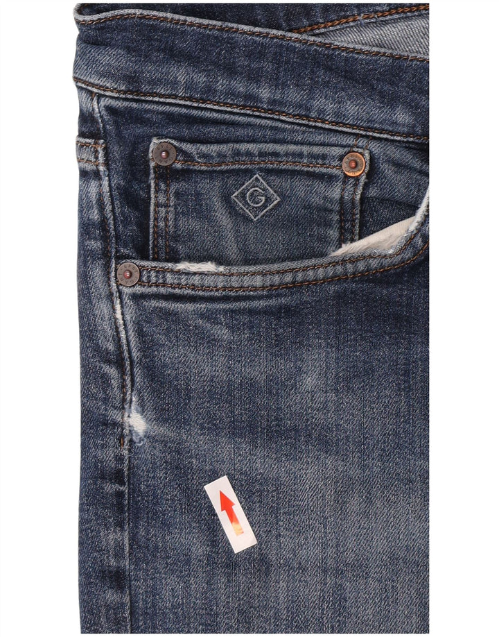 Męskie jeansy slim fit Gant W36 L32 niebieskie