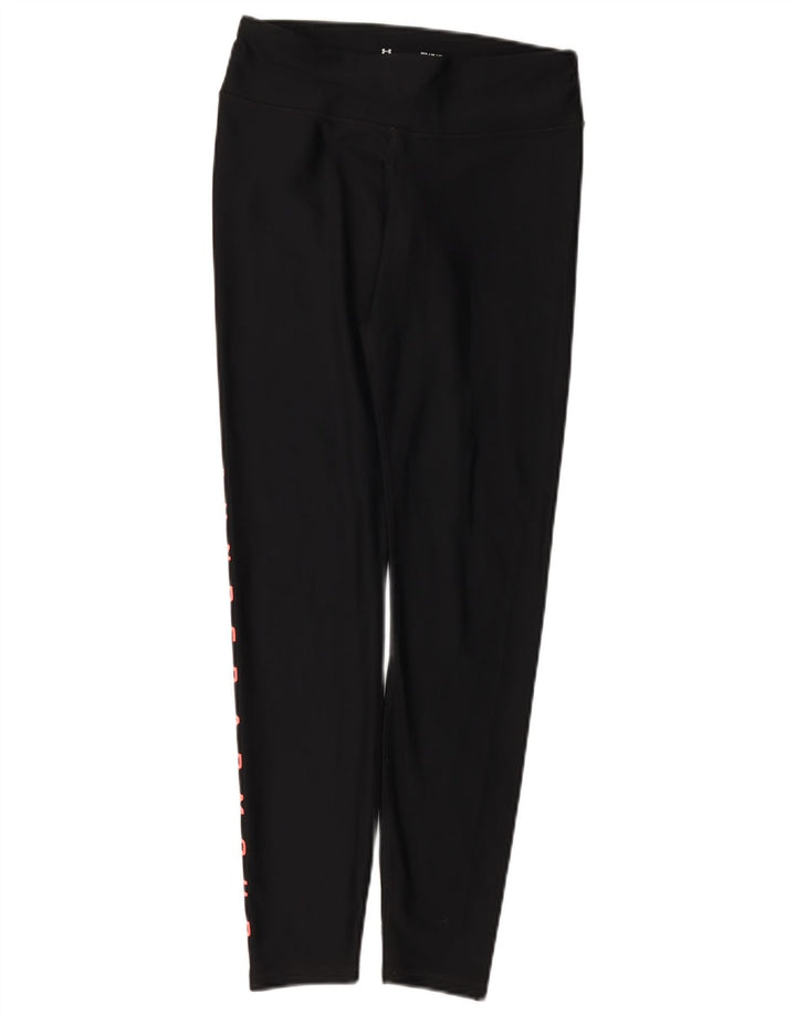 Damskie legginsy Under Armour Graphic UK 12, średni czarny poliester