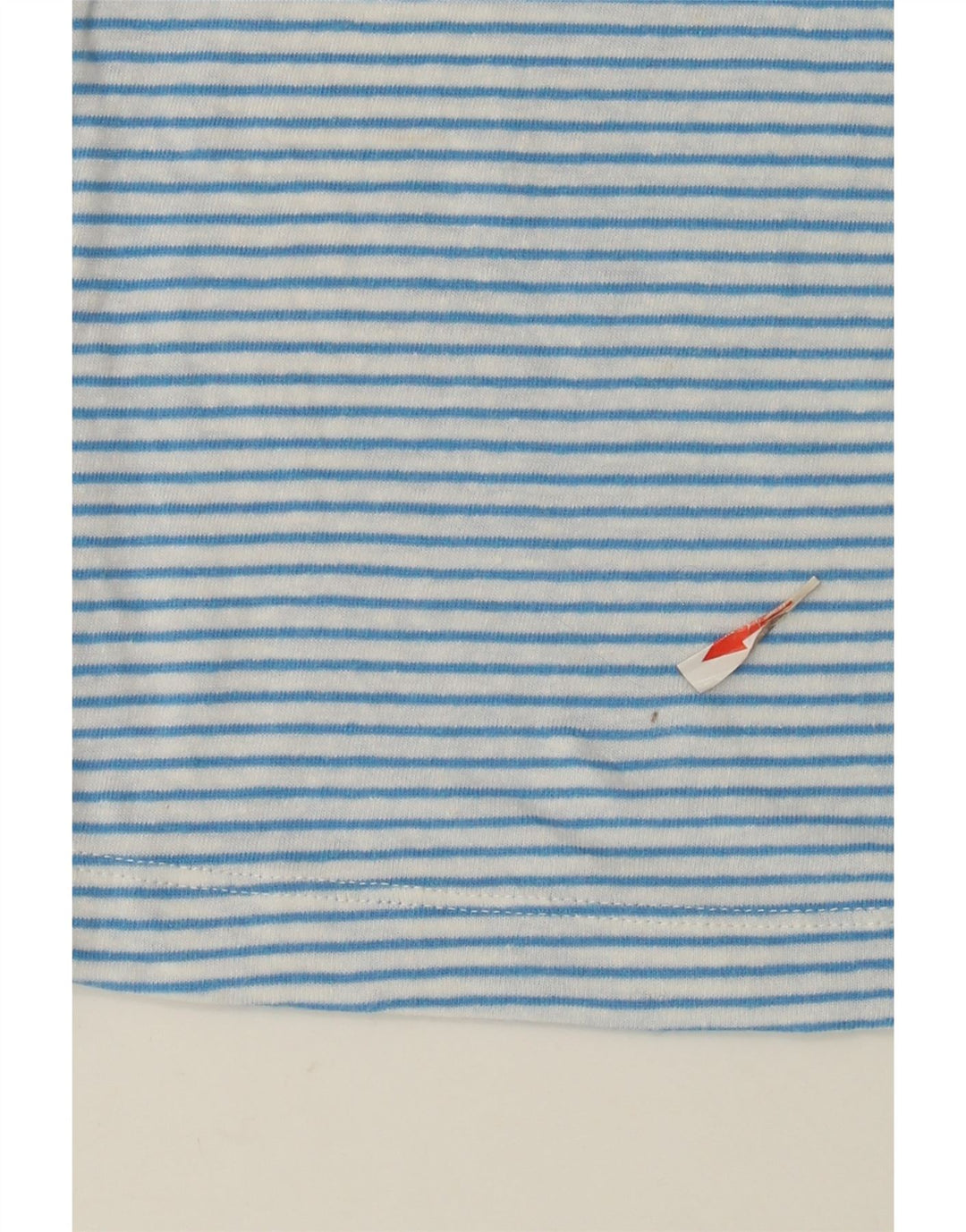 T-shirt damski Marks & Spencer Top UK 12, jasnoniebieski, lniany w paski