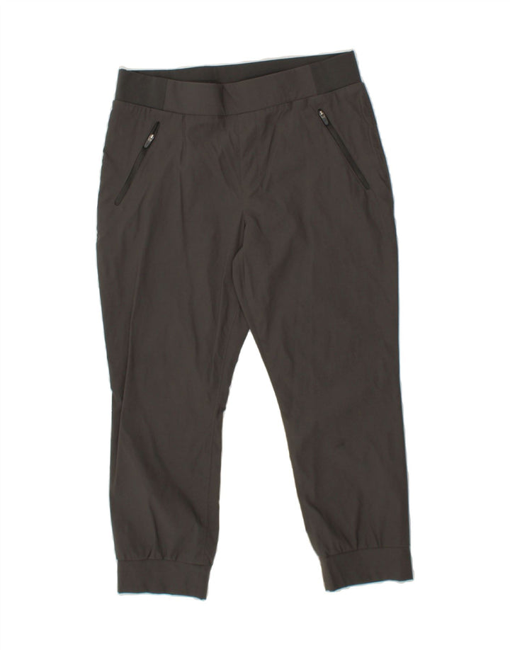 EDDIE BAUER Womens Joggers Capri Trousers US 8 Medium W30 L23 Grey Nylon Vintage Eddie Bauer and Second-Hand Eddie Bauer from Messina Hembry 