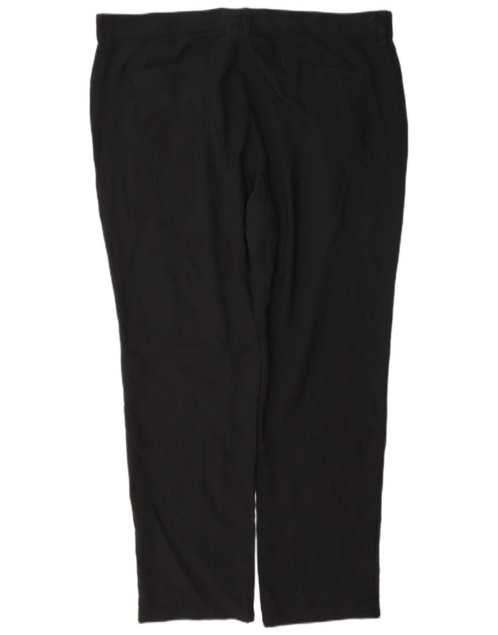 Adidas Męskie Proste Spodnie Chino W40 L32 Czarny Poliester