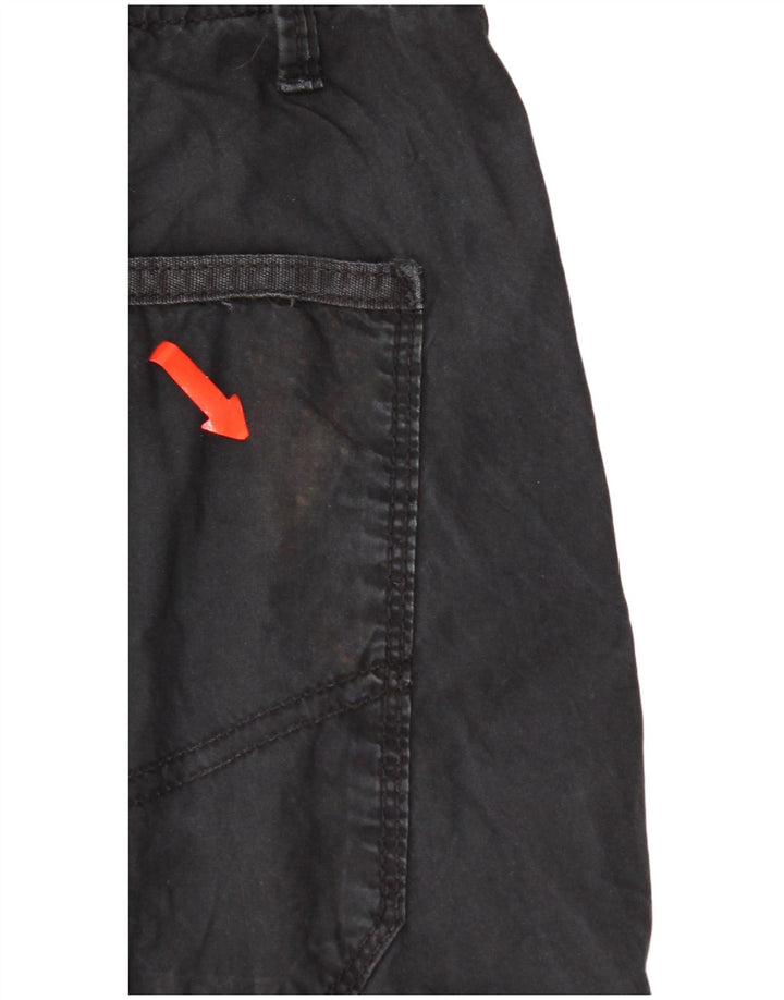 Męskie spodenki cargo Calvin Klein W36, duże, czarne, bawełniane