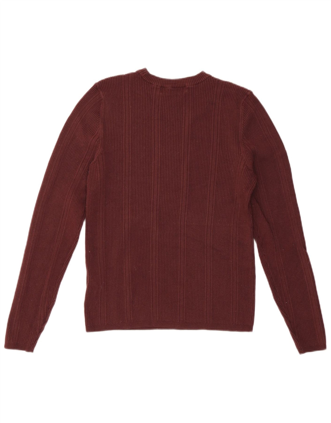 Marks & Spencer Damski sweter z okrągłym dekoltem, UK 12, średni burgund