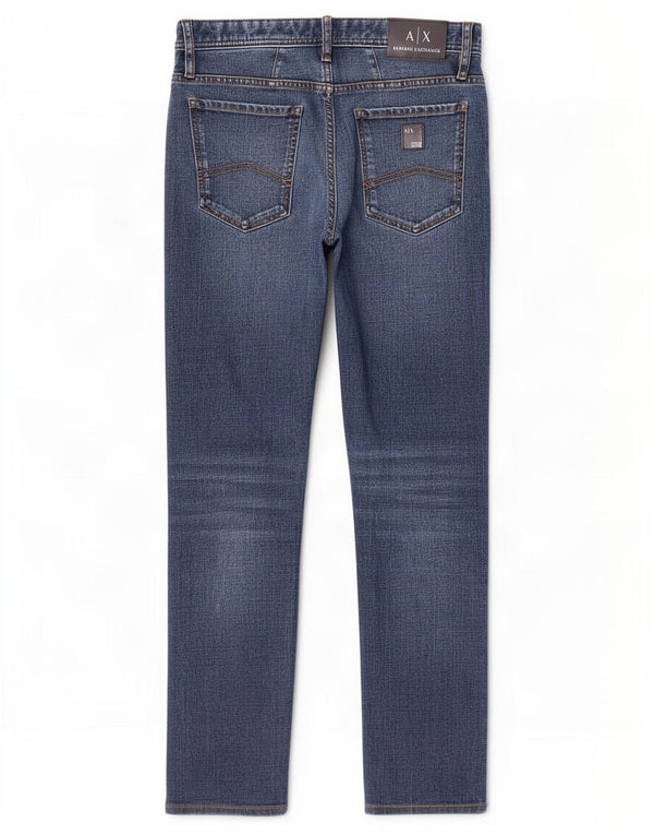Armani Exchange Womens J14 Skinny Jeans W29 L30 Blue Cotton