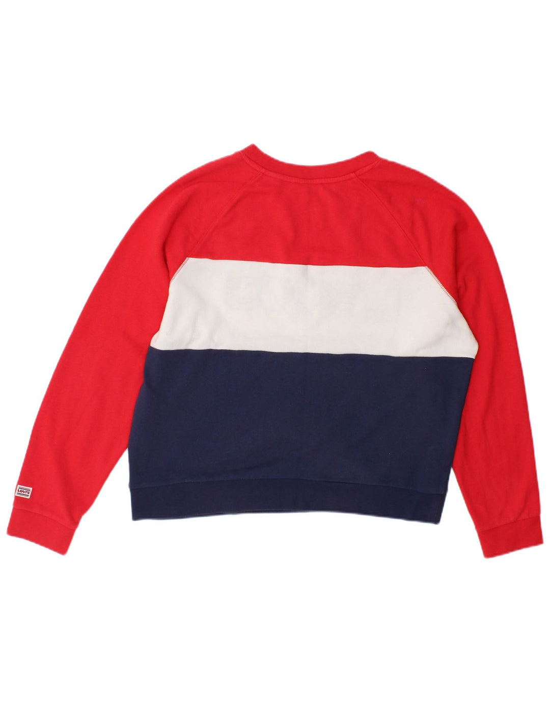 Damski sweter Levi's UK 16, duży, wielokolorowy blok kolorów
