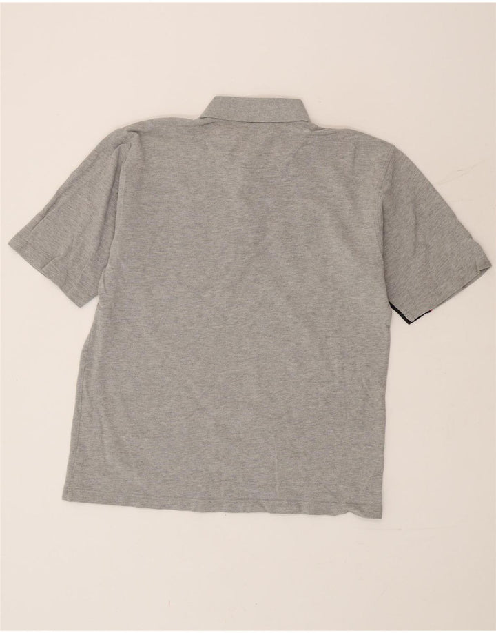 Męska koszulka polo Canterbury, mała, szara, bawełniana w bloki kolorów