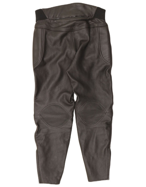Spodnie damskie Scott skórzane Moto Racer UK 16 Large W34 L27 Black Biker
