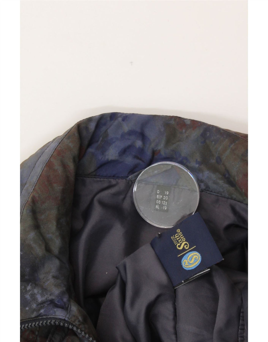 YOUR SIXTH SENSE Damski płaszcz wiatrówka UK 12 Średni wielobarwny kwiatowy