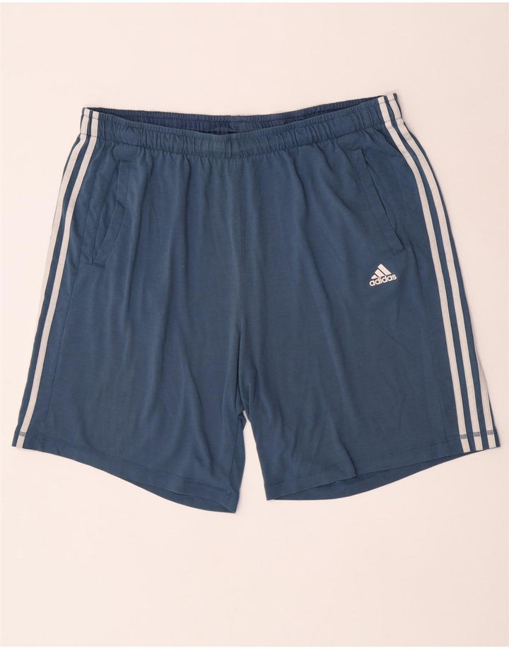 Męskie spodenki sportowe Adidas Climalite 2XL Niebieski poliester