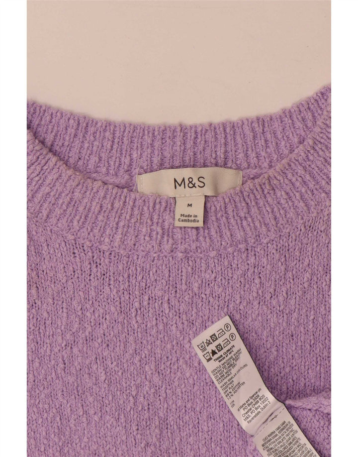 Tank top damski Marks & Spencer UK 14, średni fiolet, bawełna